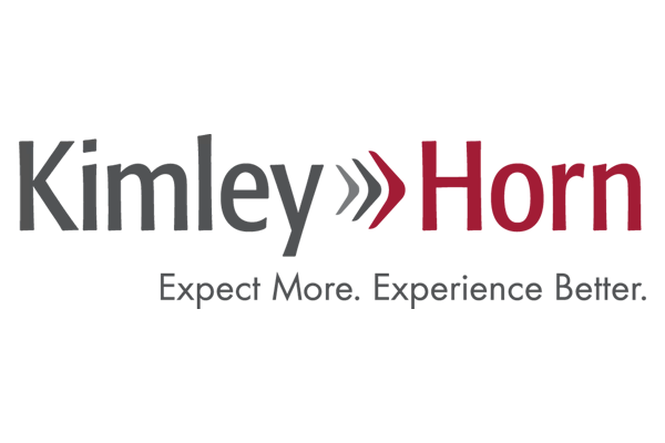 Kimley Horn Logo The image shows the Kimley-Horn logo with the tagline "Expect More. Experience Better." in gray. The logo features black and red text and arrow elements.