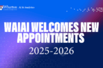 A blue and purple graphic with text announcing the Wharton AI & Analytics welcomes new appointments for 2025-2026, featuring the University of Pennsylvania logo.