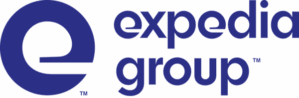 Expedia Group Blue Logo Logo of Expedia Group with a stylized "e" symbol next to the company name in blue text.